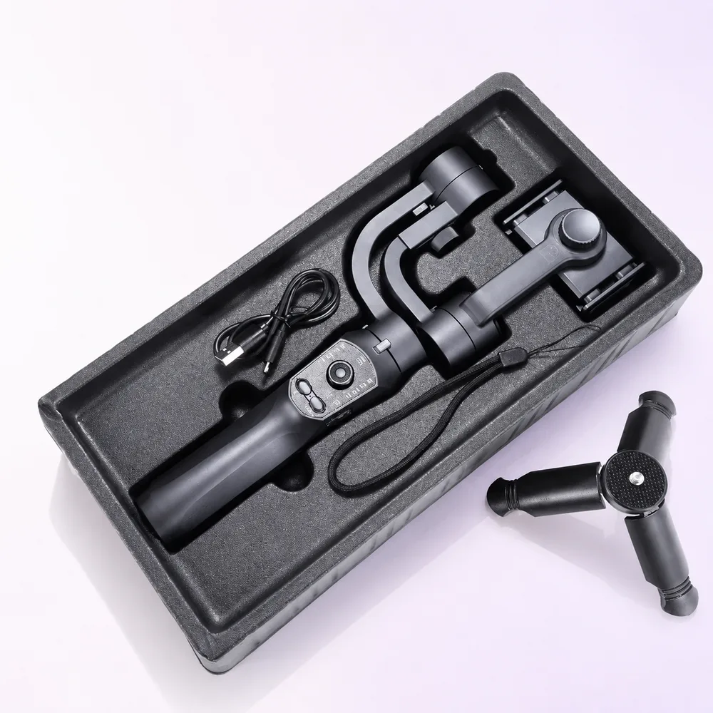 Stabilizator gimbal pentru telefon, 3 axe